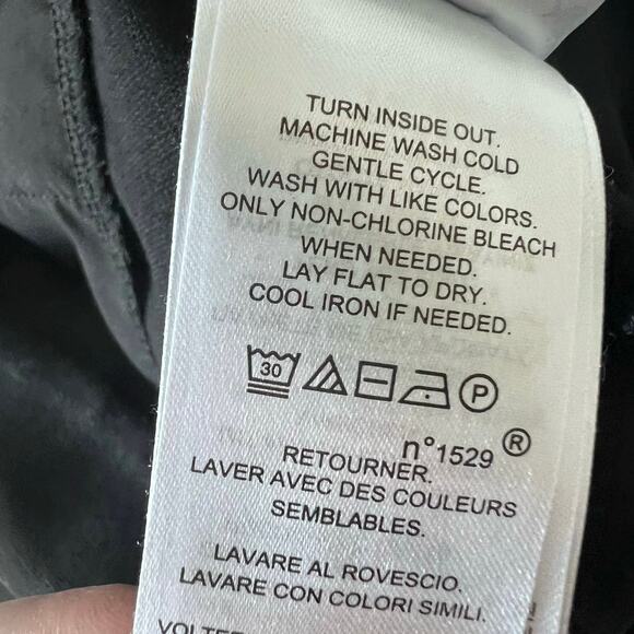 Ralph Lauren LRL Black Label Knit Viscose Blend Ankle Pants Sz M Stretch - Picture 8 of 13